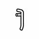 GM 10398414 Handle, Outside Bracket, Rear Passenger Side