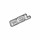 GM 84300981 Nameplate, Black
