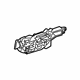 GM 13550988 Handle Base, Front Driver Side