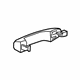 GM 84462077 Handle, Outside, Black, Front