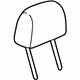 GM 20977877 Headrest, Black, Rear