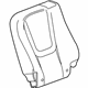 GM 13353799 Seat Back Cover, Rear Driver Side