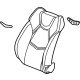 GM 84744643 Seat Back Cover, Black, Front Driver Side
