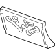 GM 84461480 License Bracket, Front