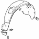 GM 42714875 Wheelhouse Liner, Rear Driver Side