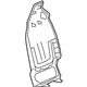 GM 84028448 Seat Back Panel, Front