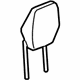 GM 84054040 Headrest, Black, Front
