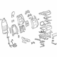 GM 84567228 Seat Assembly, Black, Front