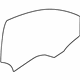 GM 15242616 Door Glass, Front Passenger Side