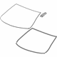 GM 84431401 Windshield