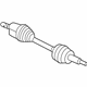 GM 22743793 Axle Assembly, Front Driver Side