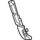 GM 84716544 Lower Bracket, Rear Driver Side