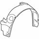 GM 10363849 Fender Liner, Front Inner Driver Side