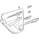 GM 85114097 Door Trim Panel, Jet Black, Rear Driver Side