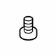 GM 20979347 Lower Gate Trim Retainer Screw, Rear