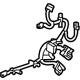 GM 84813238 Harness, Rear Passenger Side