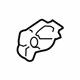 GM 15092153 Side Impact Sensor