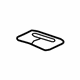 GM 20984702 Seat Belt Cover, Titanium, Rear