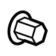 GM 11602802 Wheel Nut, Black