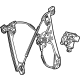 GM 84943602 Window Regulator, Front Driver Side