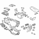 GM 22978477 Center Console, Titanium