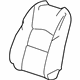 GM 84569451 Seat Back Cover, Front Driver Side