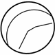 GM 10424490 Emblem, Rear Passenger Side