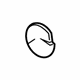 GM 95017972 Recline Handle Cap, Jet Black