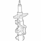 GM 84427191 Strut, Driver Side