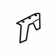 GM 20761354 Rear Reinforcement, Passenger Side
