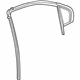GM 42550305 Run Weatherstrip, Rear Driver Side