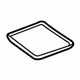 GM 23133395 Door Bezel, Black, Front