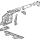 GM 60004653 Lower Rail Assembly, Rear Passenger Side