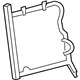 GM 19151239 Seat Back Frame, Front Passenger Side
