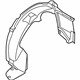 GM 25950043 Fender Liner, Front Inner Driver Side