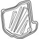 GM 23435847 Water Deflector, Front Driver Side
