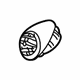 GM 10394287 Vent Grille, Gray, Driver Side