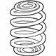 GM 13411115 Coil Spring, Rear