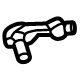 GM 13596789 Reservoir Tank Clip