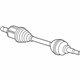 GM 13390551 Axle Shaft Assembly, Front Driver Side