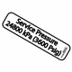 GM 22965003 Info Label