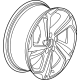 GM 60006518 Wheel, Alloy, Rear