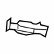 GM 23158501 Nameplate Backing Plate, Front
