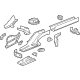 GM 22754356 Rear Rail, Driver Side