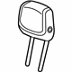 GM 84239969 Headrest, Beige, Rear