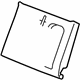 GM 19123499 Seat Back Pad, Rear Passenger Side