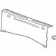 GM 42697014 Rear Sill Plate, Black