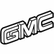 GM 84689767 Nameplate, Red