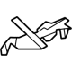 GM 84680310 Upper Baffle, Driver Side