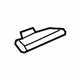 GM 22958524 Inner Lock Pillar Baffle, Upper Driver Side